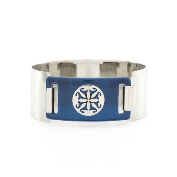 Rustic Cuff Jewelry - Rustic Cuff Silver and Blue Bracelet